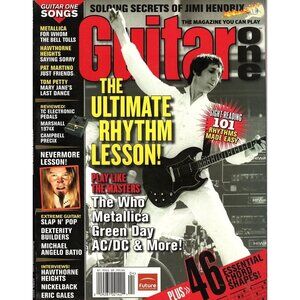 Guitar One Magazine April 2006 The Who Metallica Green Day AC/DC